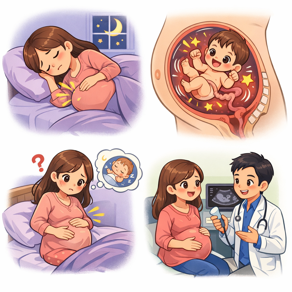 Kenapa Janin Bergerak Super Heboh Ketika Bunda Tidur? Ini Penjelasannya!